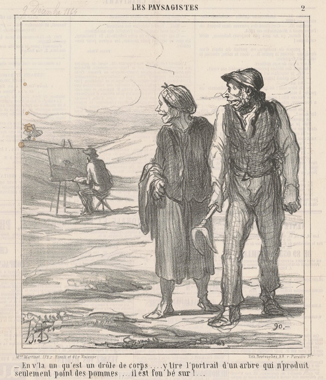 Här är en, vilken rolig kropp... av Honoré Daumier