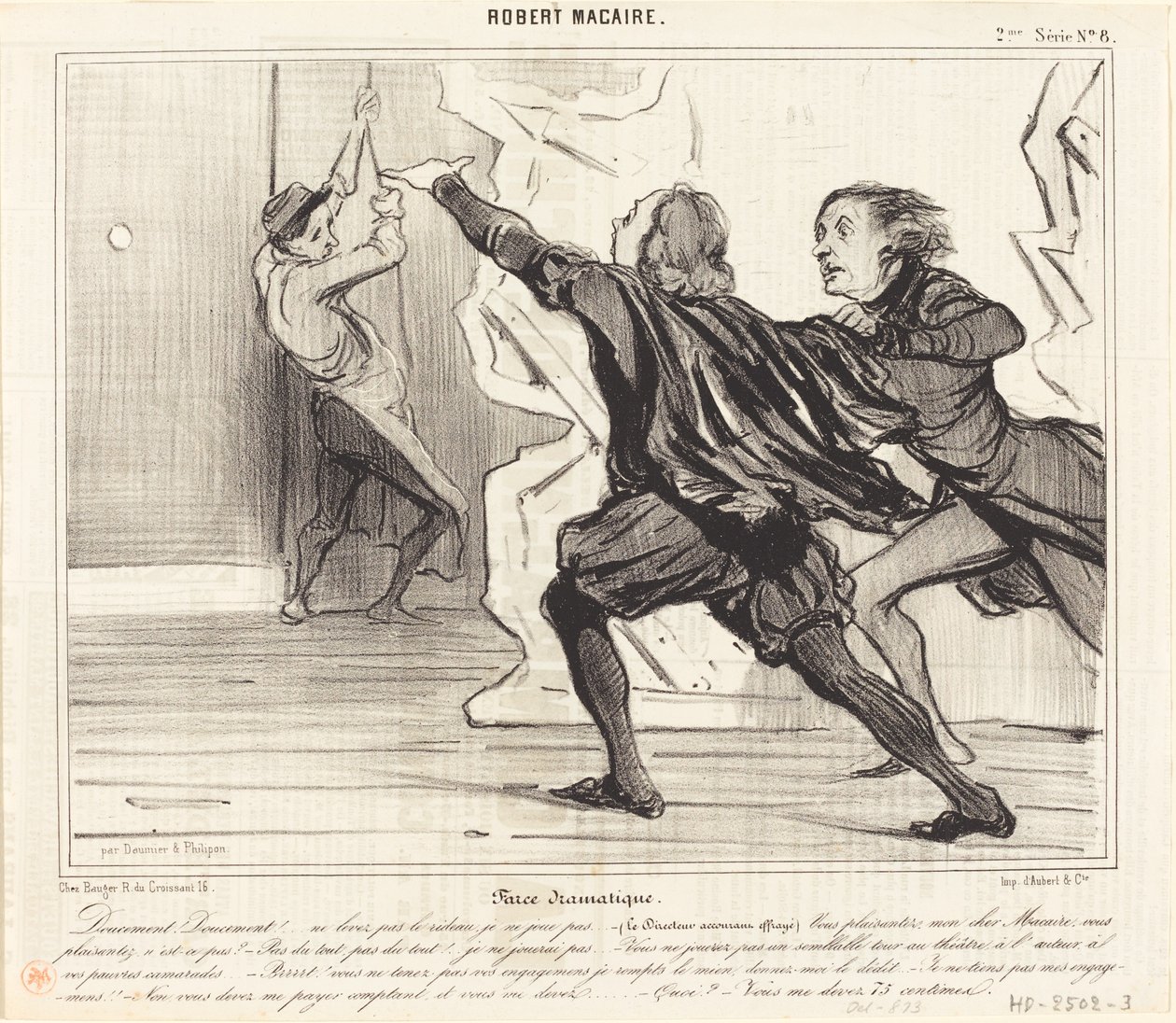 Dramatisk fars av Honoré Daumier