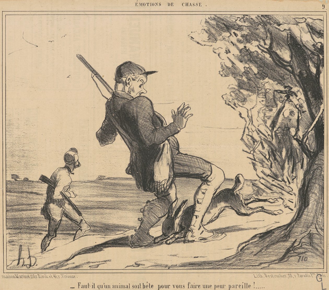 Måste ett djur vara dumt av Honoré Daumier