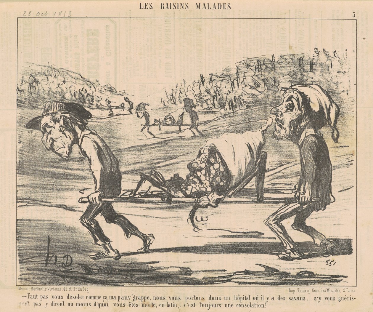 Bli inte så upprörd... av Honoré Daumier