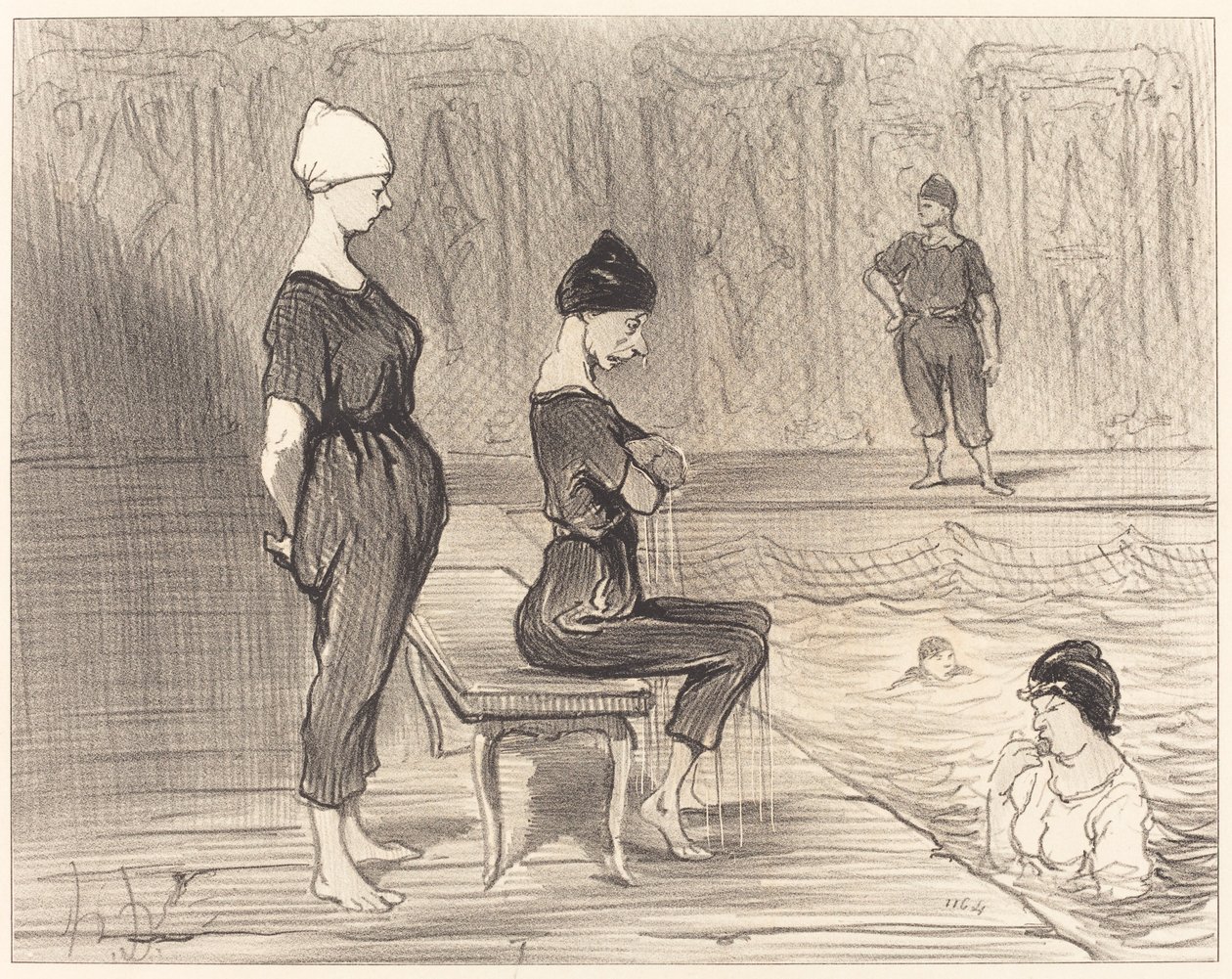 Att vara en del av den bättre halvan... av Honoré Daumier