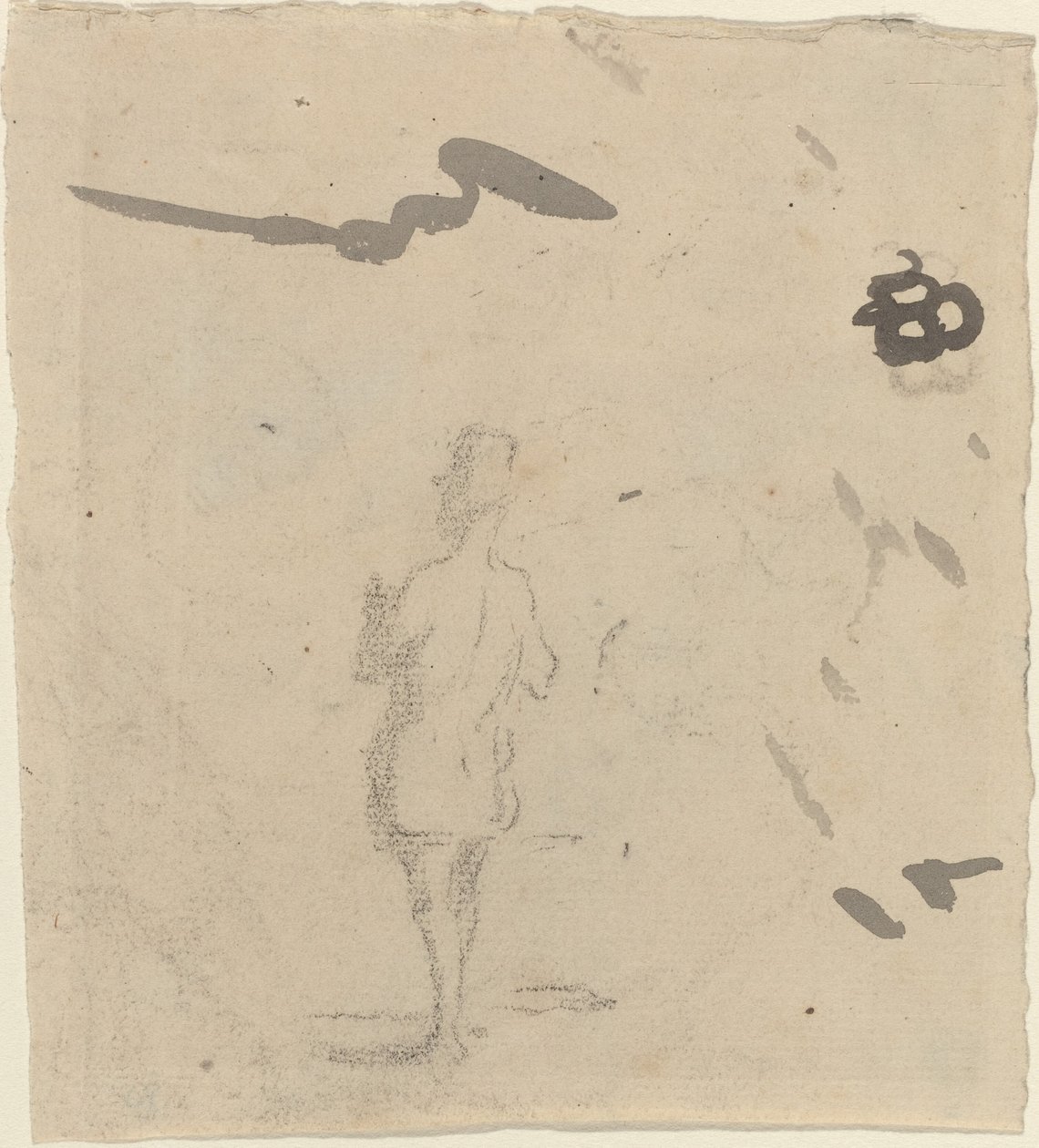 Figur av en man av Honoré Daumier