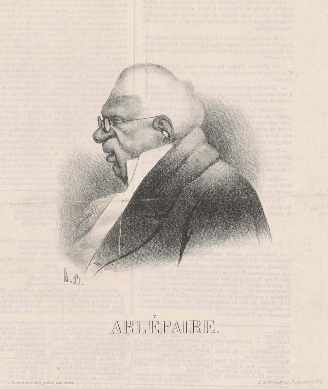 Harlé Père, byst av Honoré Daumier