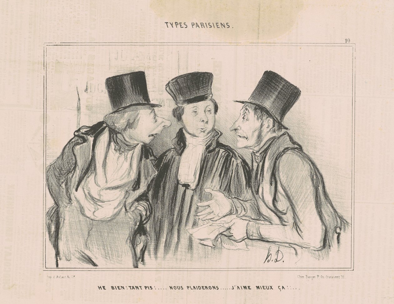 Väl! strunt i!...vi kommer att vädja. Jag gillar det här bättre... av Honoré Daumier