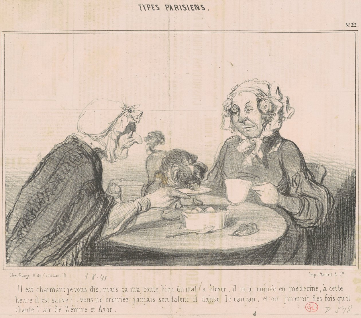 Han är charmig säger jag dig... av Honoré Daumier