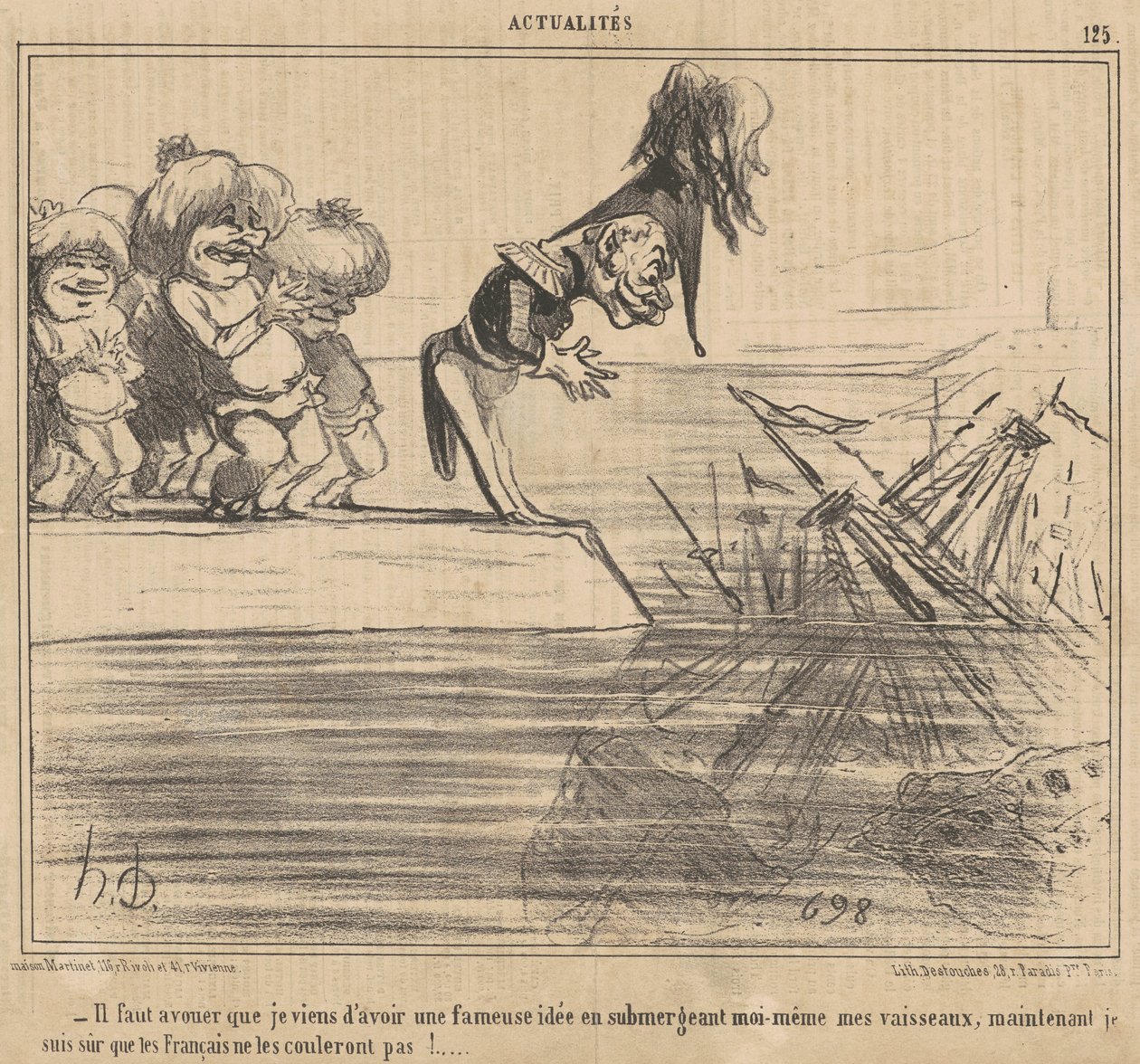 Jag måste erkänna att jag precis hade en... av Honoré Daumier