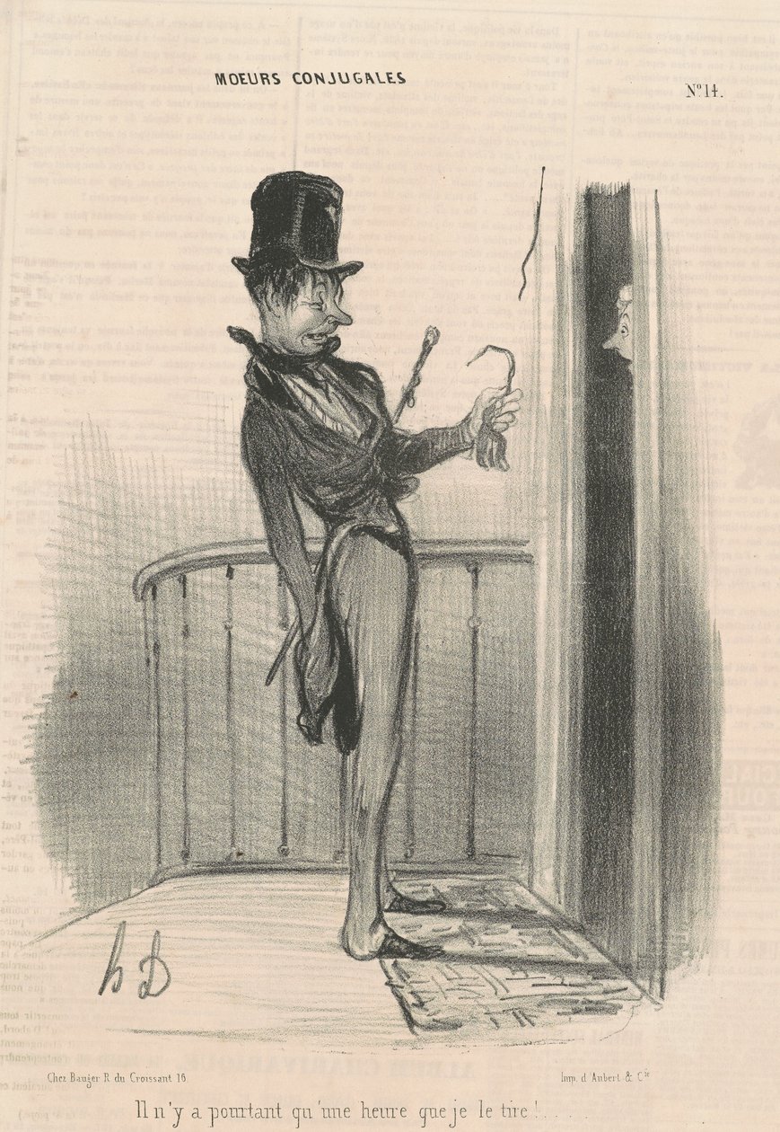 Jag har dock bara fotat i en timme! av Honoré Daumier