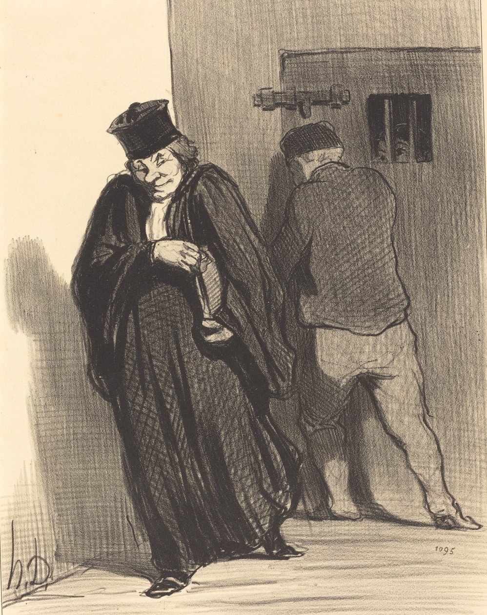 Det verkar som om min kille är en stor skurk... av Honoré Daumier