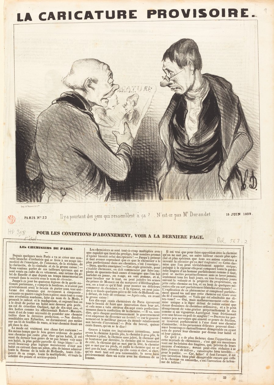 Men det finns folk som ser ut så! av Honoré Daumier
