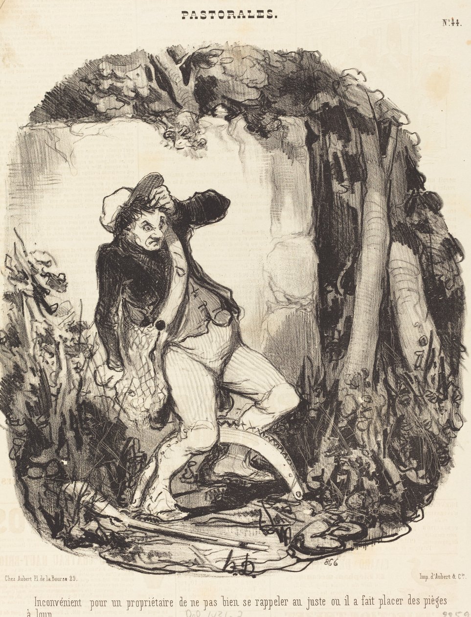 Nackdel för en ägare att inte... av Honoré Daumier