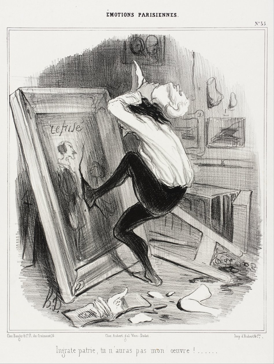 Otacksamma land, ni kommer inte att få mitt arbete!... av Honoré Daumier