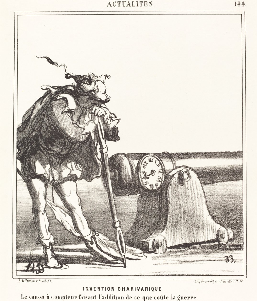 Charivarisk uppfinning av Honoré Daumier