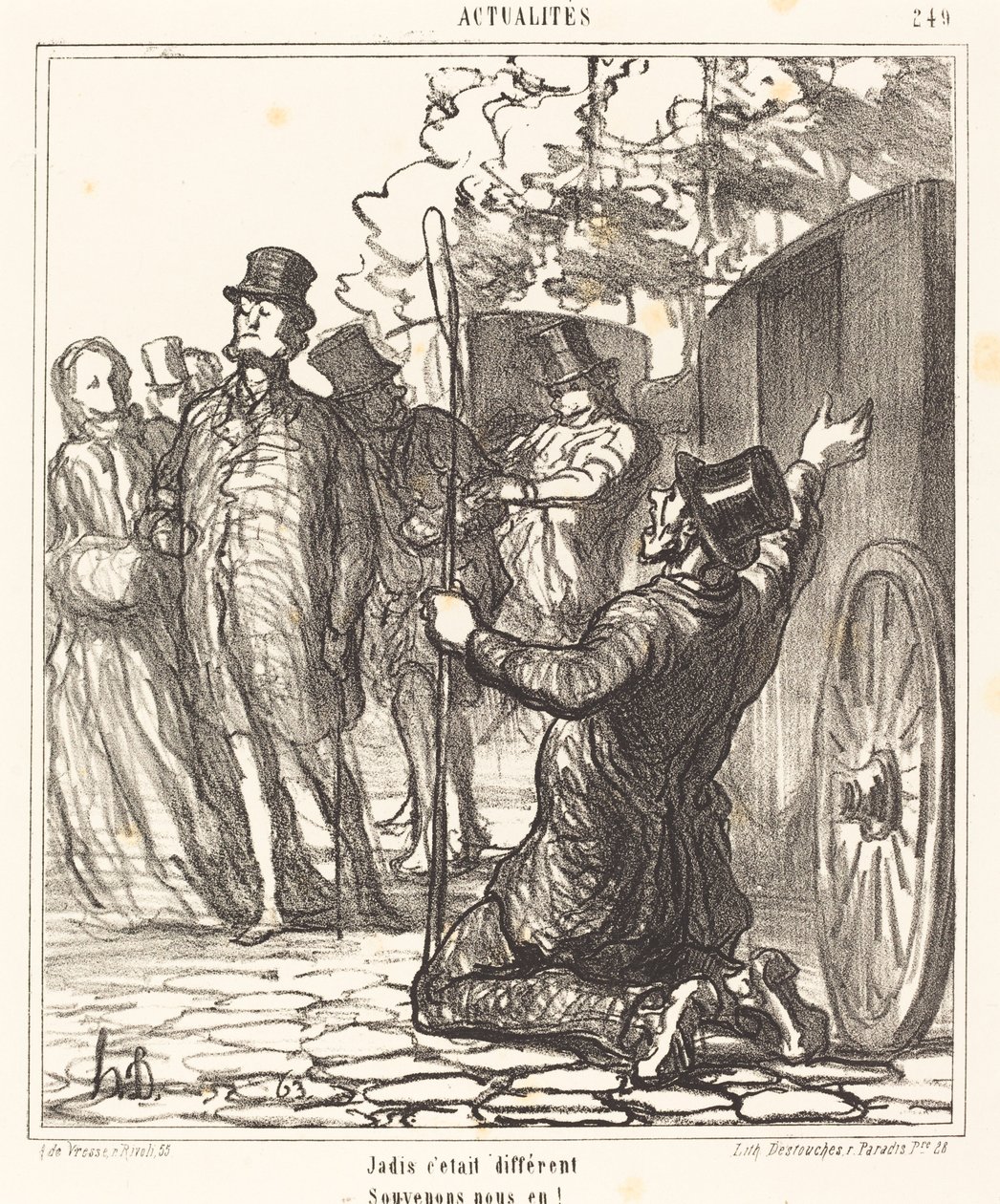 Det brukade vara annorlunda av Honoré Daumier