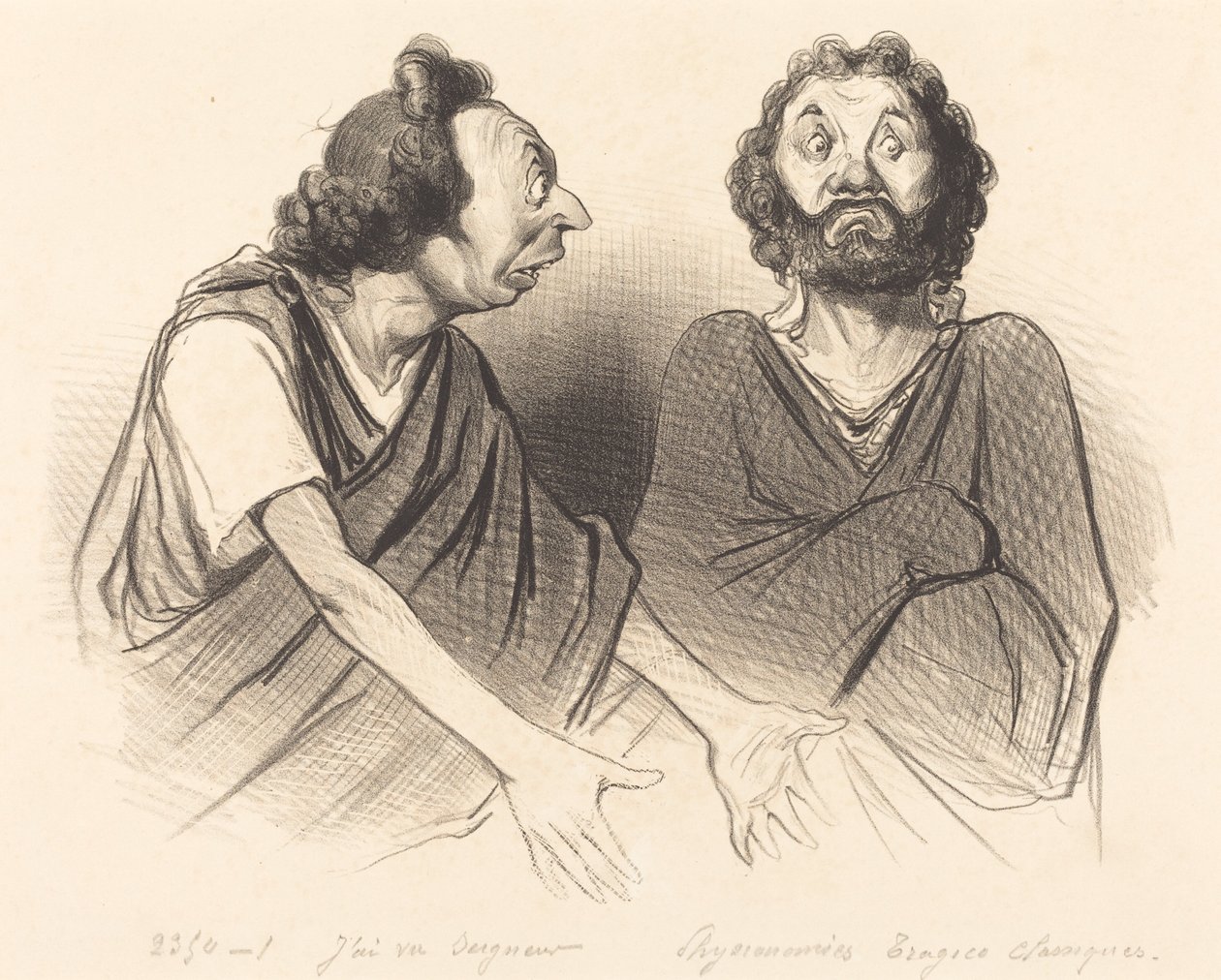 Jag såg Herren... din olyckliga son... av Honoré Daumier