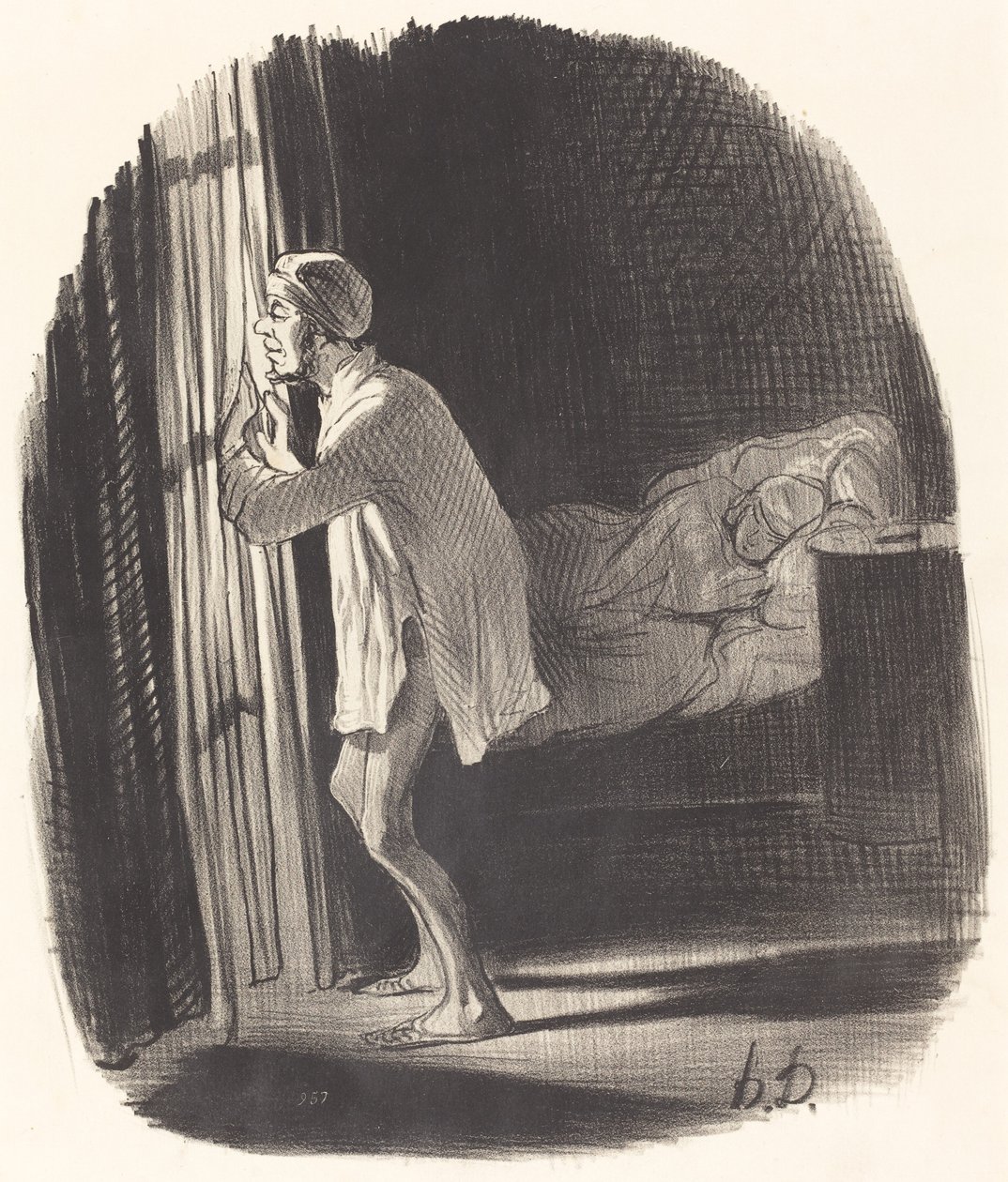 Jag tror jag hörde en uggla sjunga... av Honoré Daumier