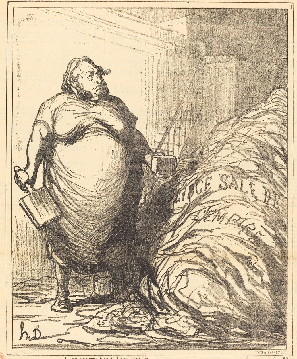 Jag kan aldrig tvätta bort allt av Honoré Daumier