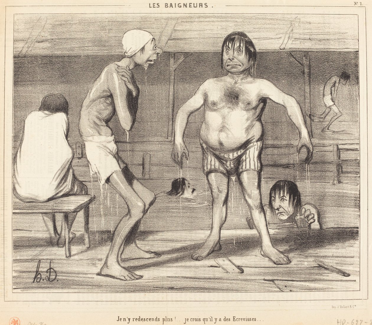 Jag kommer inte tillbaka dit igen!... Jag tror... av Honoré Daumier