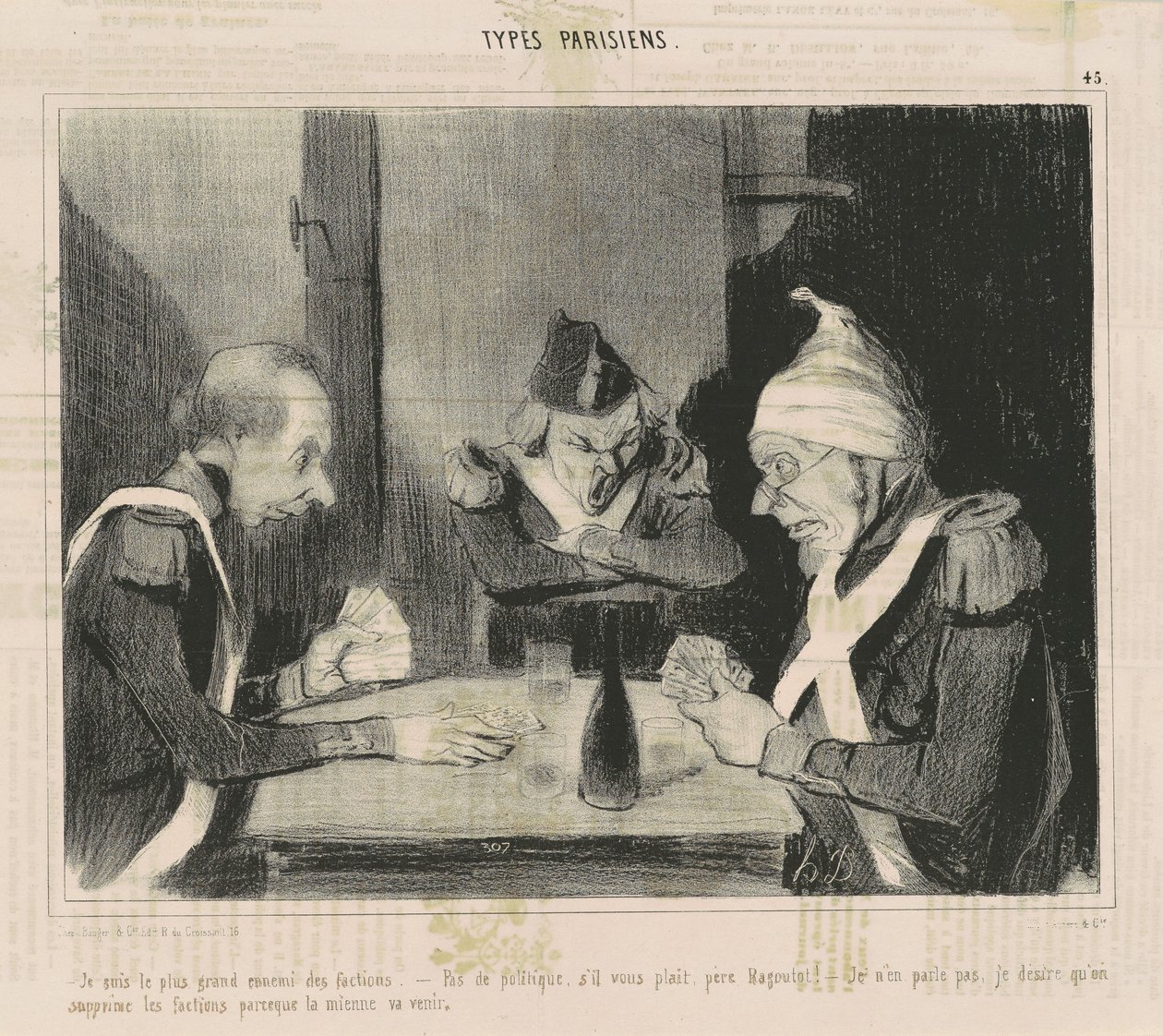 Jag är fraktionernas största fiende av Honoré Daumier