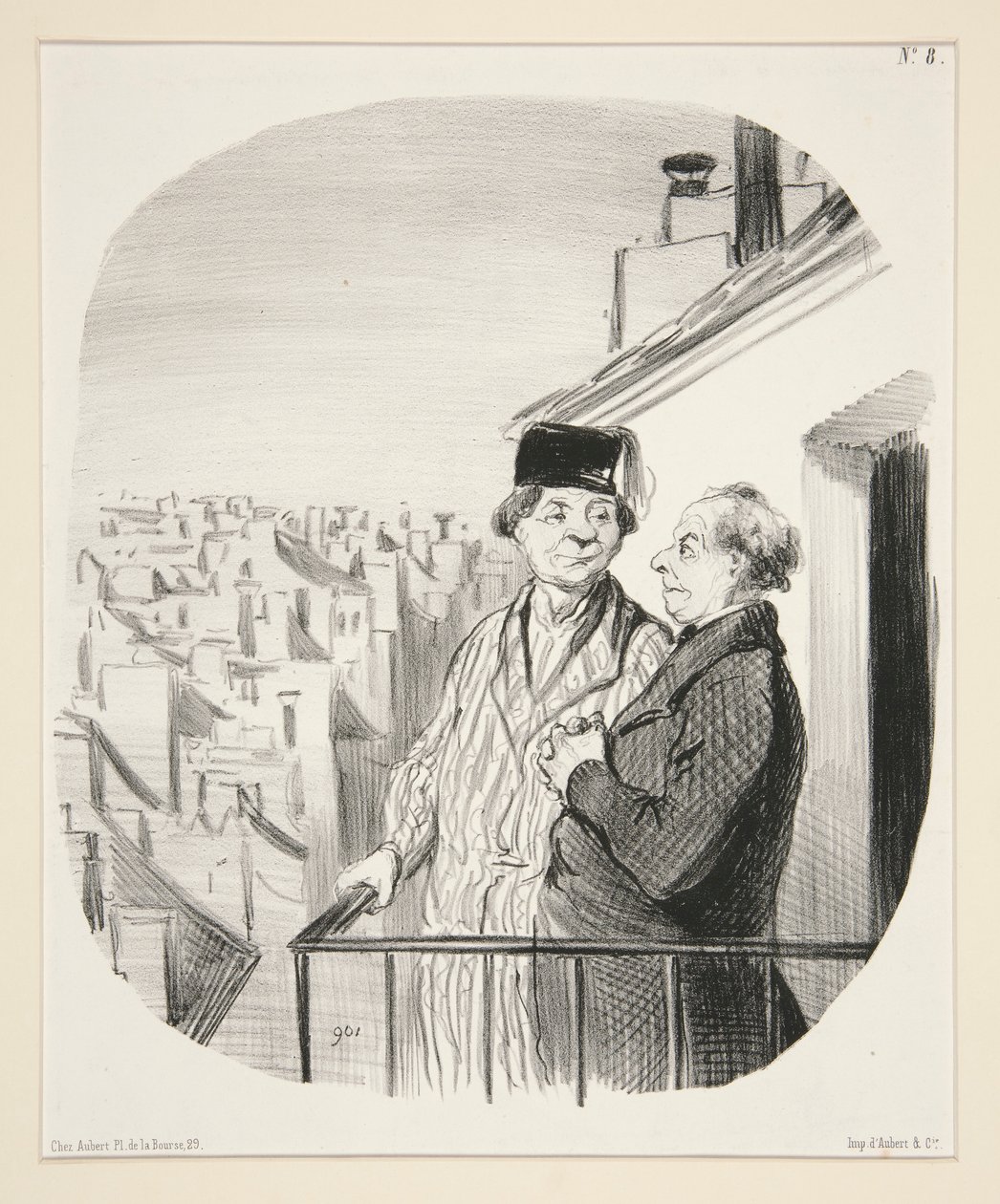 Jag sitter lite högt av Honoré Daumier
