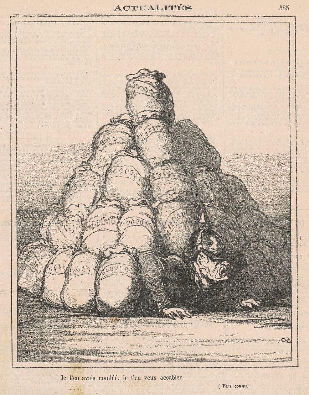Jag fyllde i dig... av Honoré Daumier