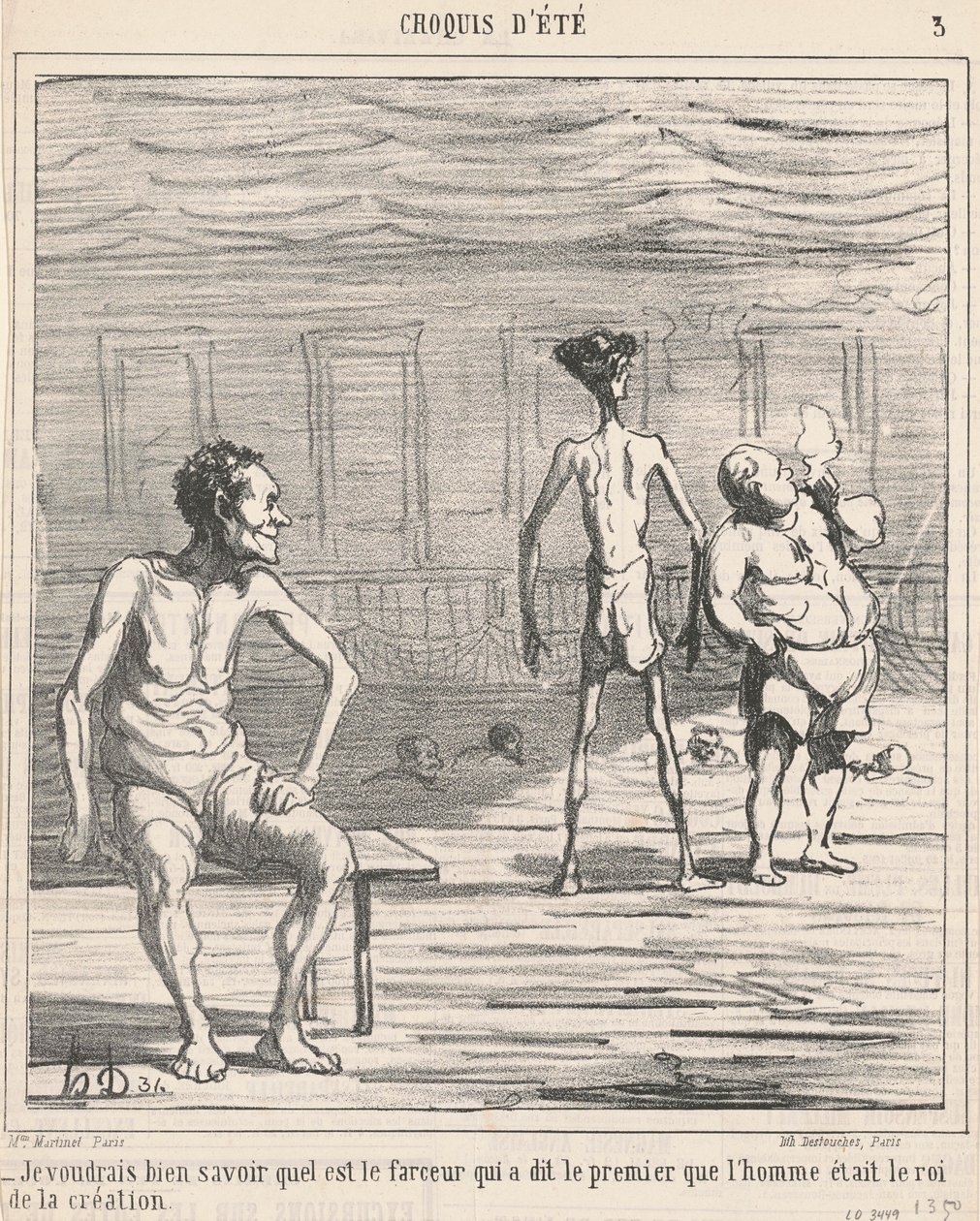 Jag skulle vilja veta vad som är... av Honoré Daumier