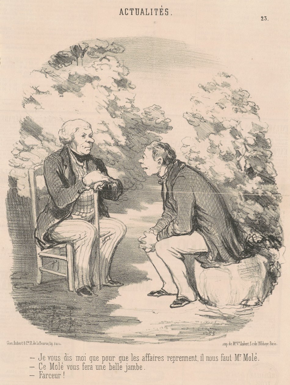 Jag säger er att ... vi behöver Mr. Molé ... av Honoré Daumier