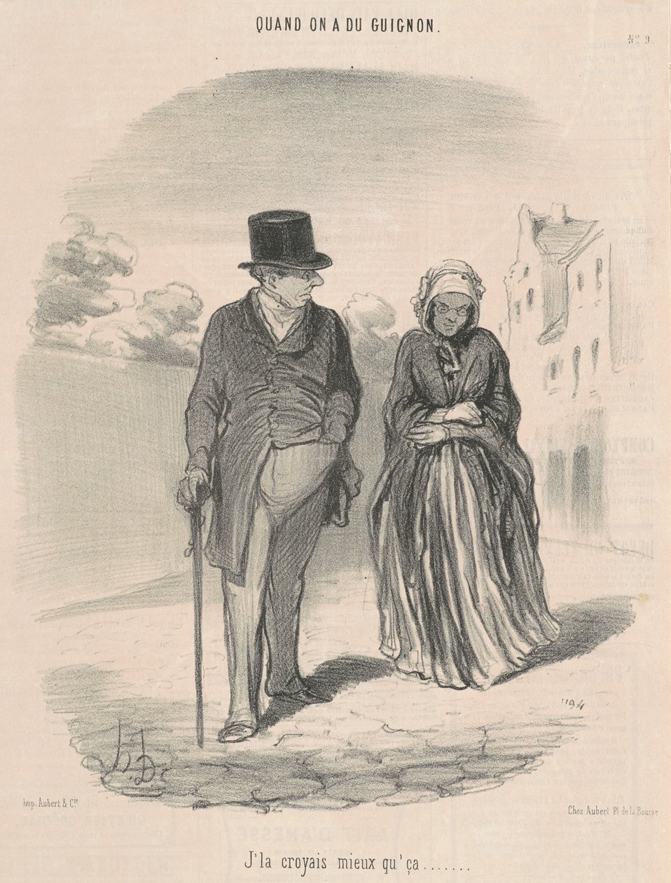 Jag tyckte det var bättre än så... av Honoré Daumier