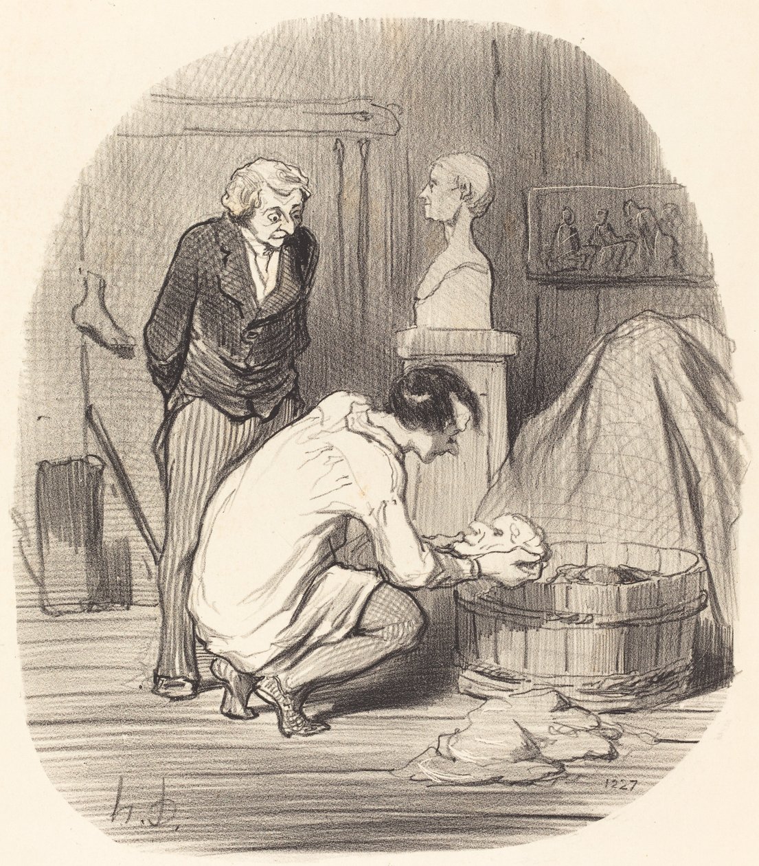 Konstnären - det är det!... av Honoré Daumier