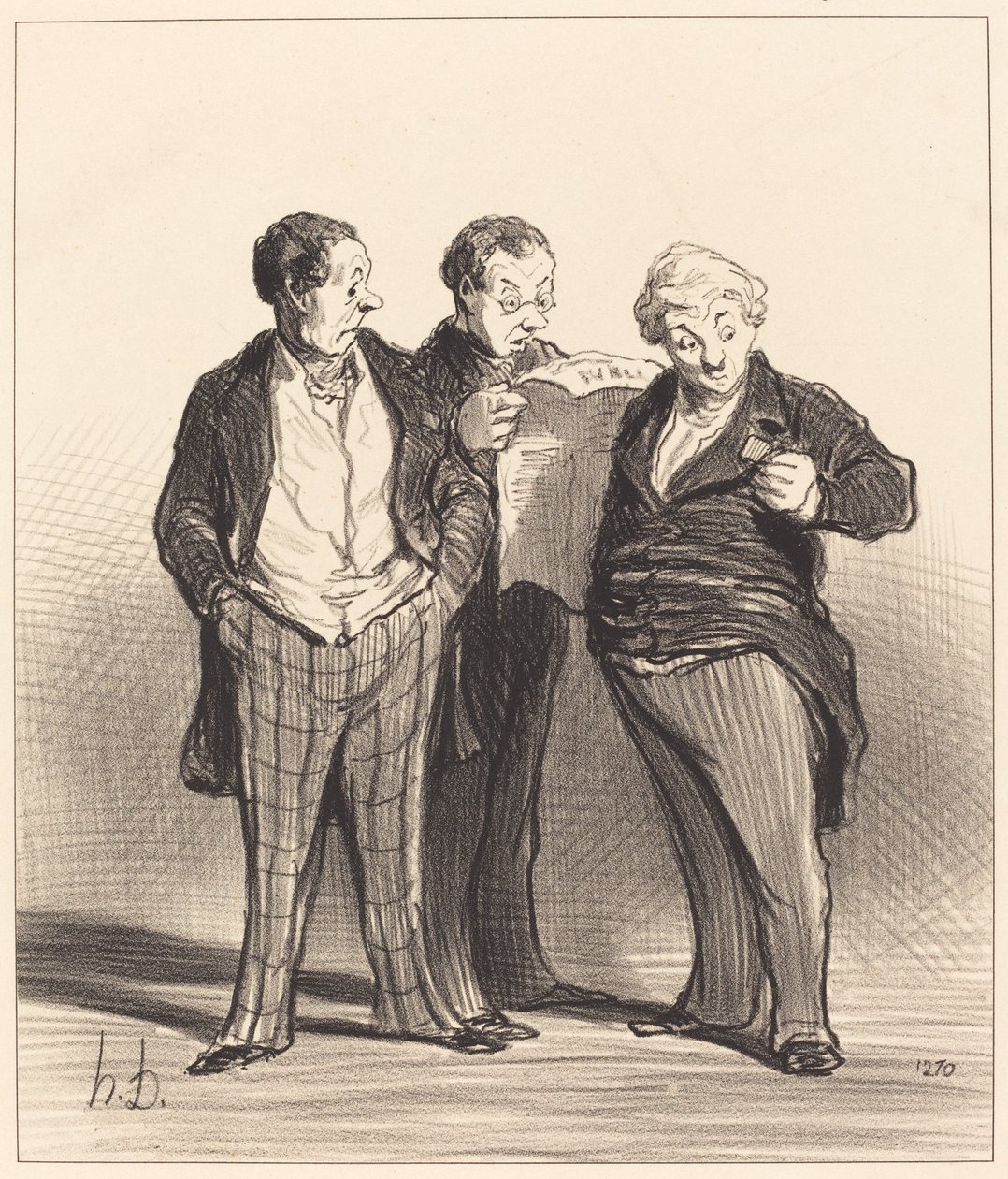 Förbudet mot att bära dekorationer av Honoré Daumier