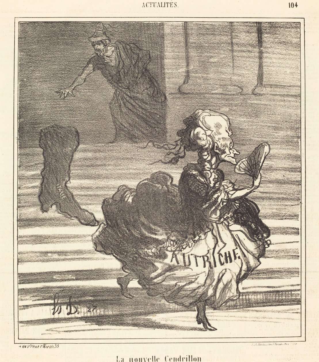 Den nya Askungen av Honoré Daumier