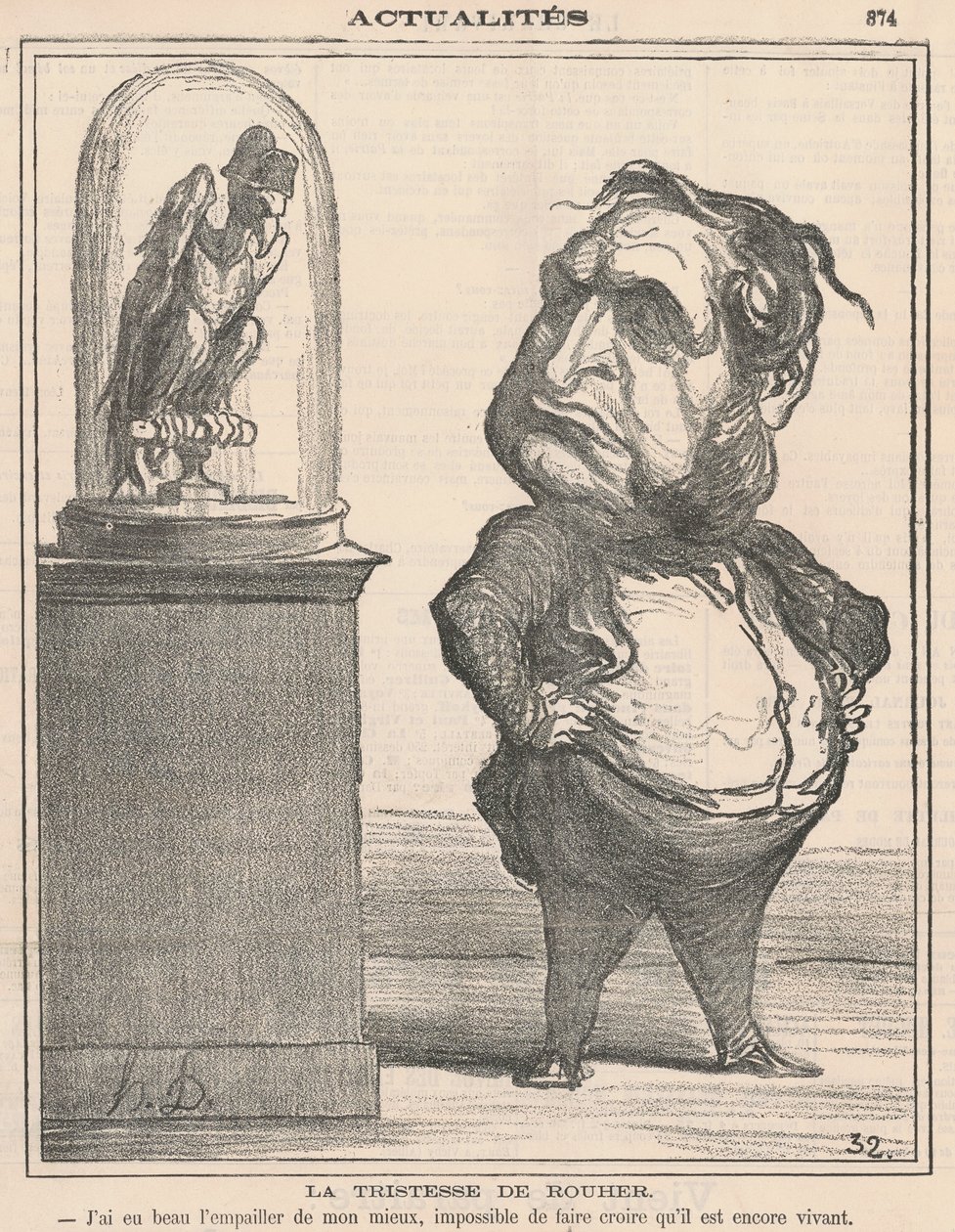 Rouhers sorg av Honoré Daumier