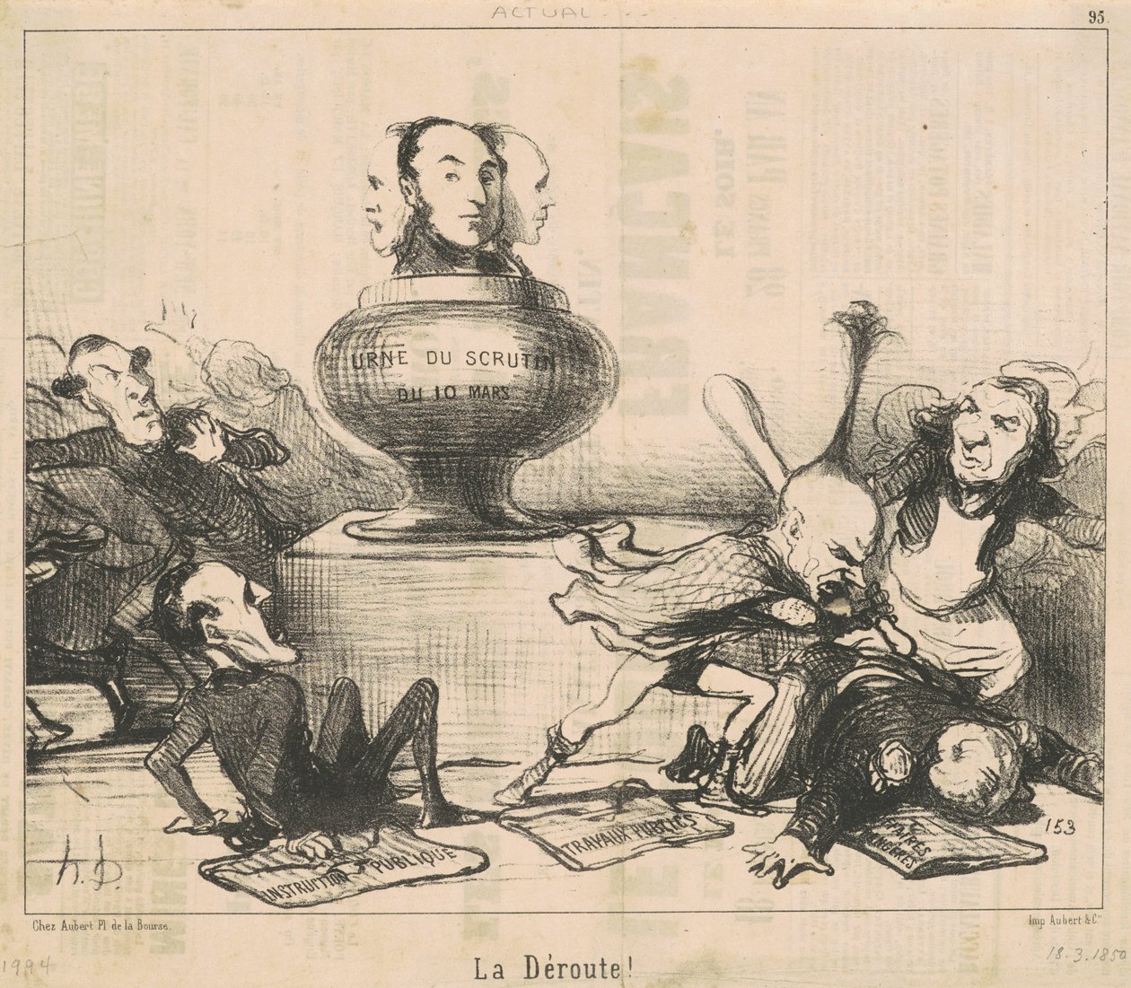 Den vägen! av Honoré Daumier