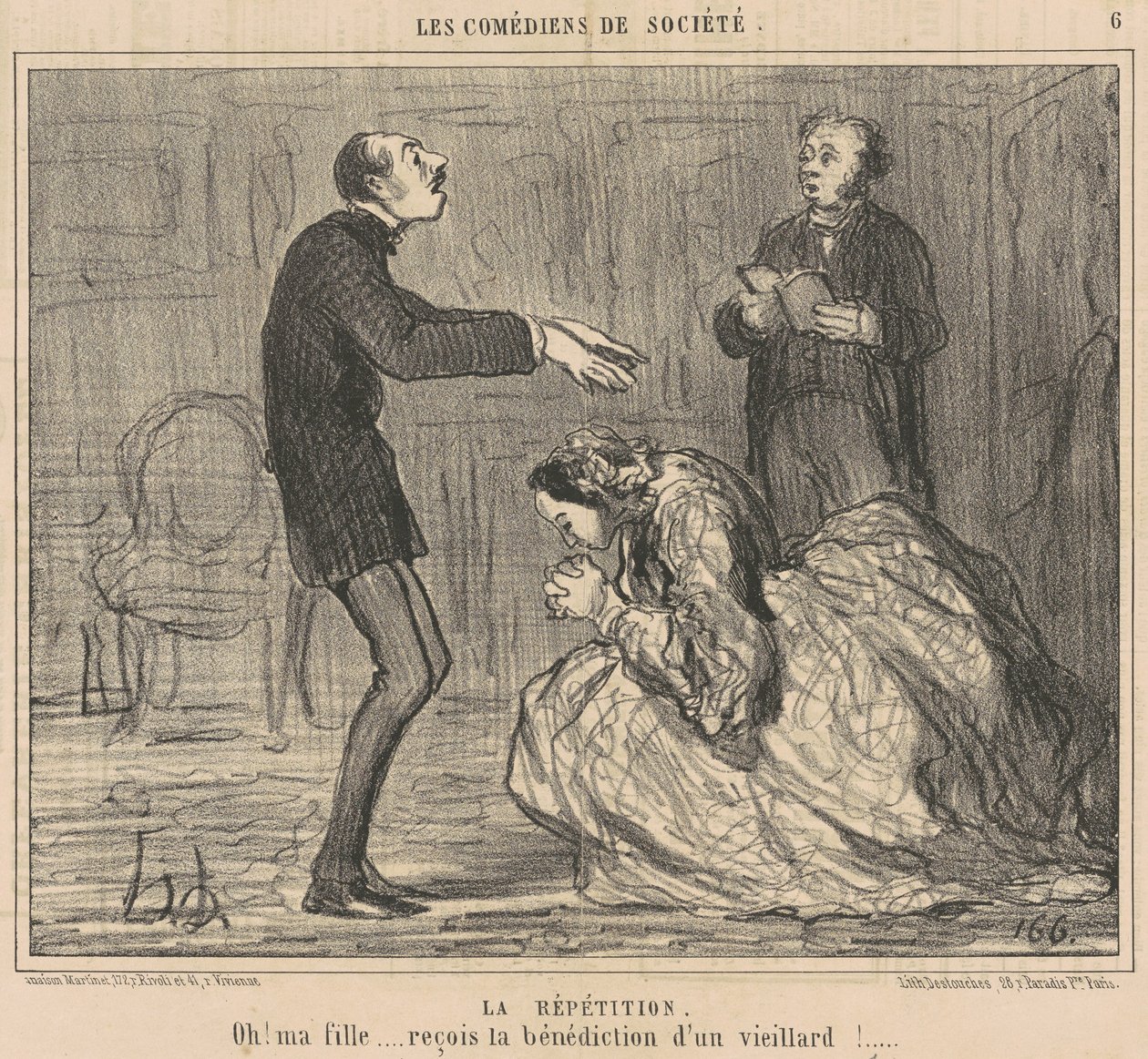 Upprepning av Honoré Daumier