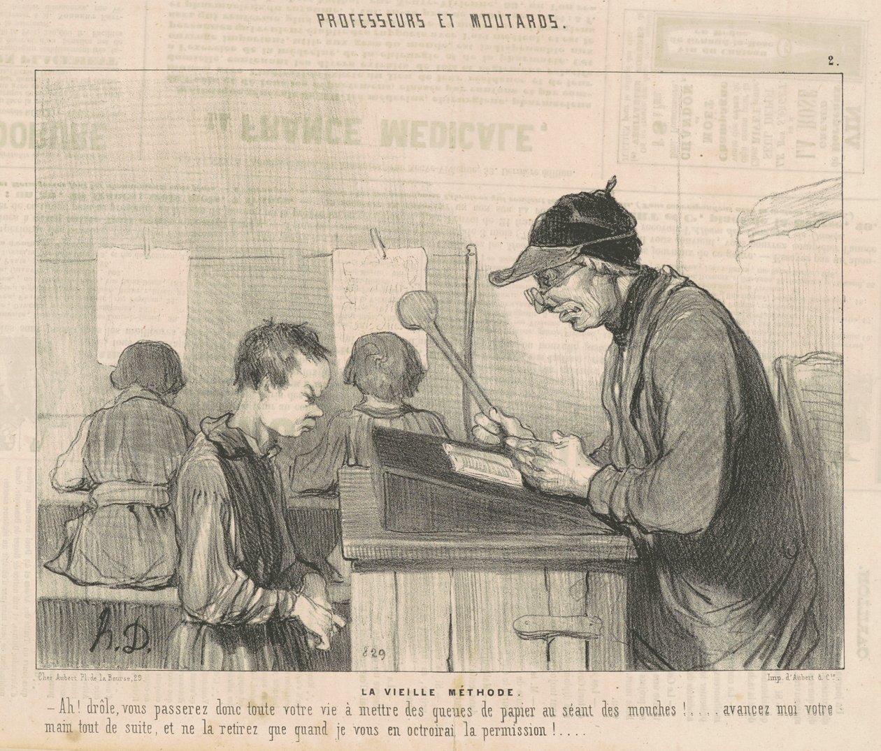 Den gamla metoden av Honoré Daumier