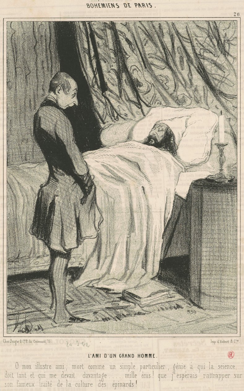 En stor mans vän av Honoré Daumier