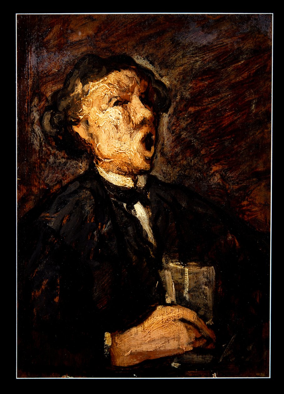 Le Bureur Chantant (panel) av Honoré Daumier