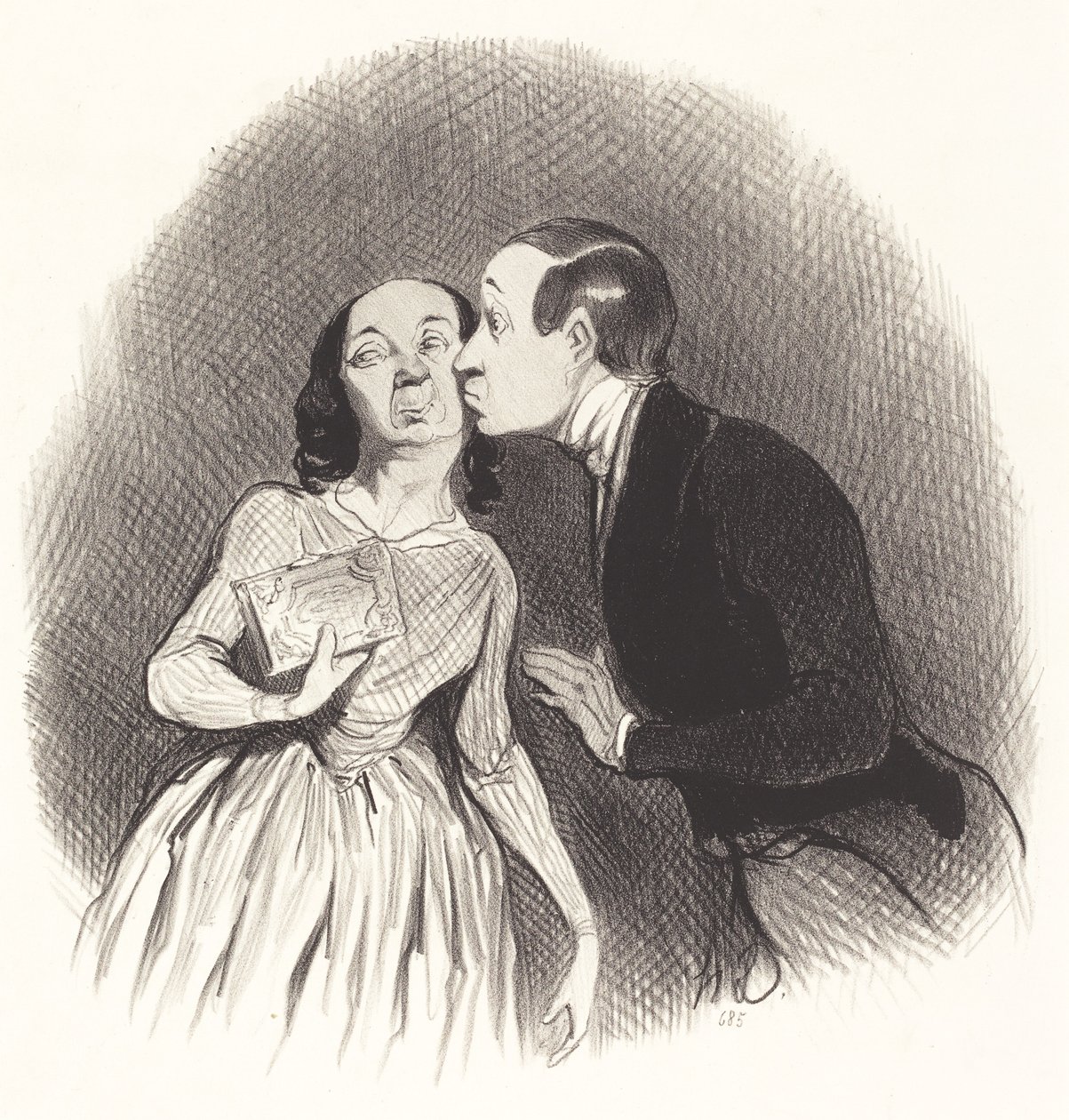 Nyårsdagen av Honoré Daumier