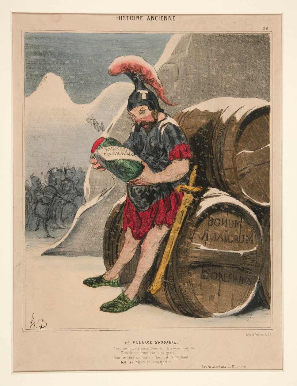 Passagen av av Honoré Daumier