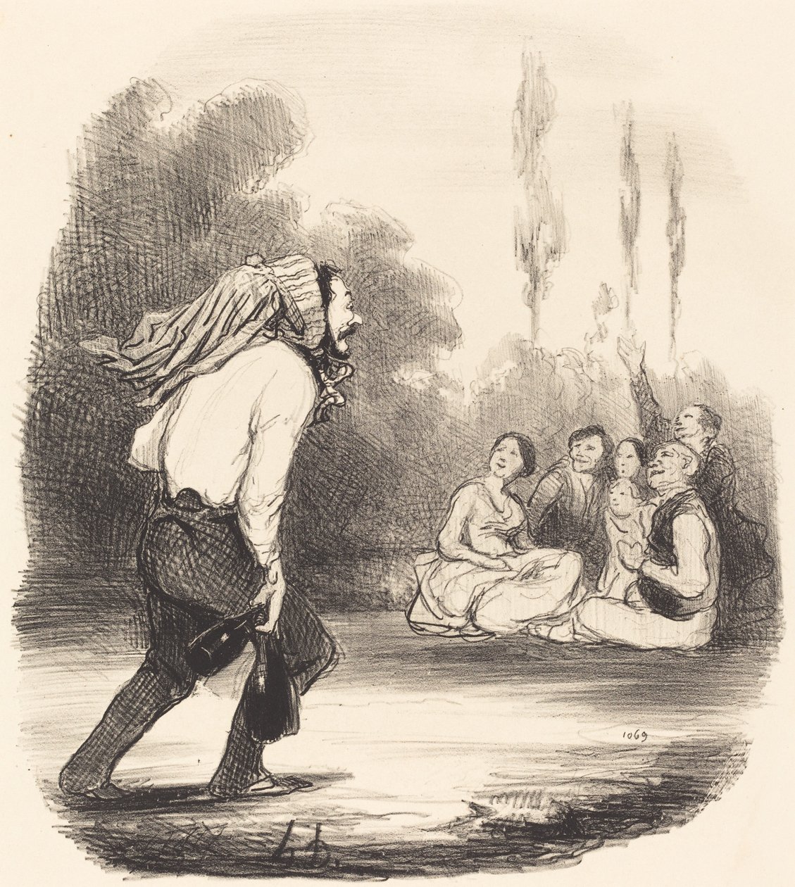 Samhällets mest skojare av Honoré Daumier