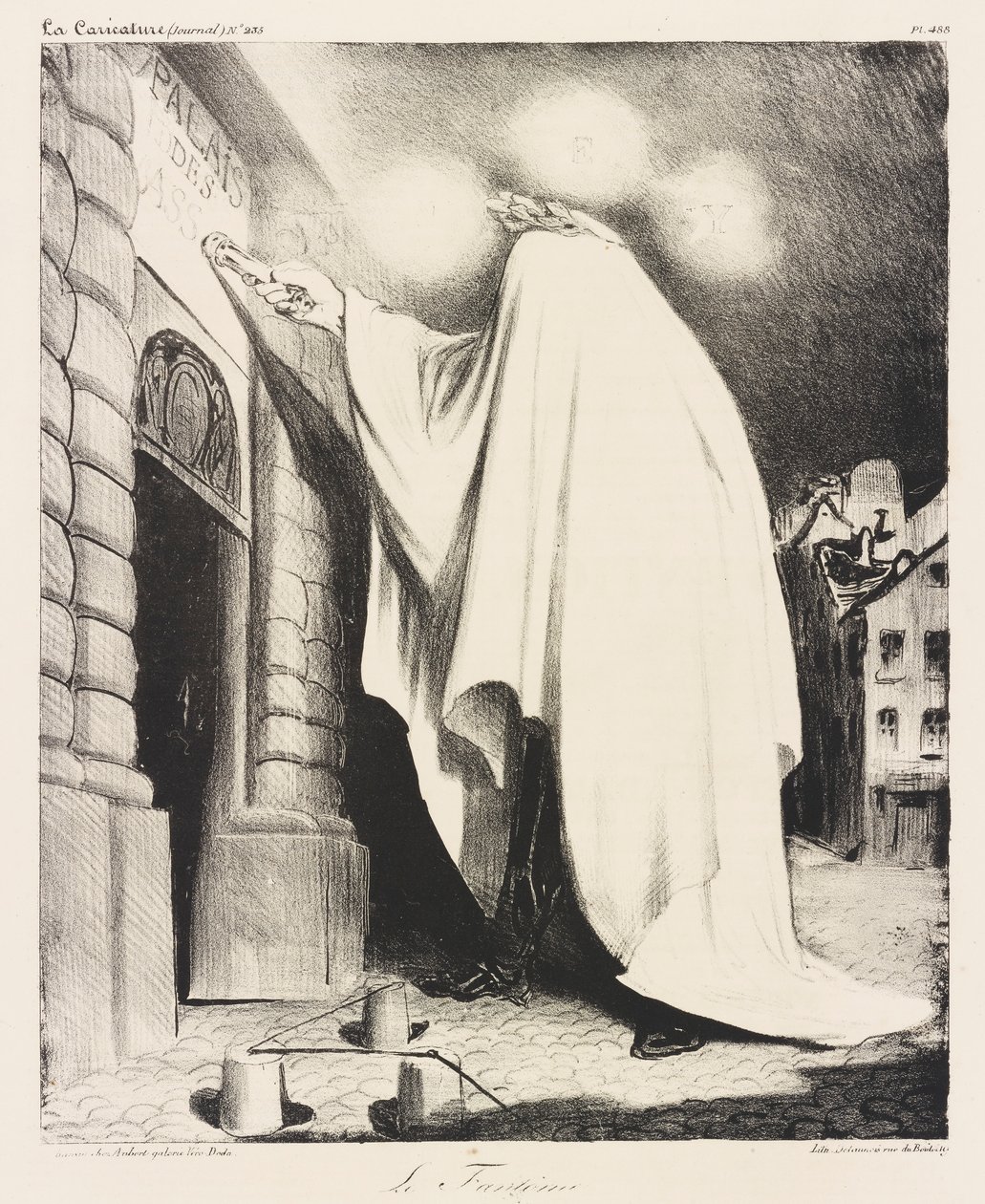 Le fant? me (The Phantom) av Honoré Daumier