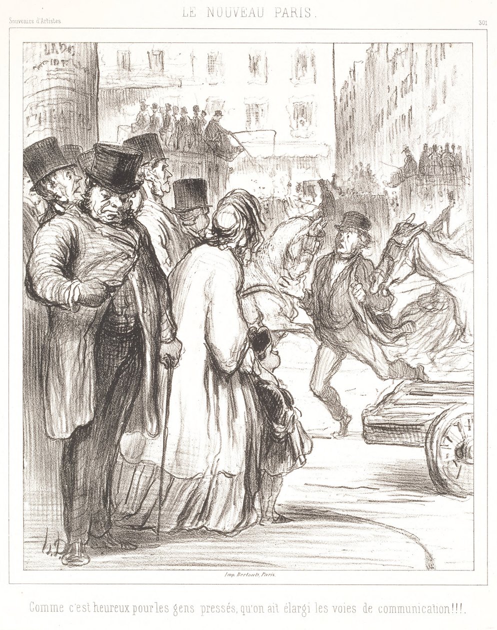 Det nya Paris av Honoré Daumier