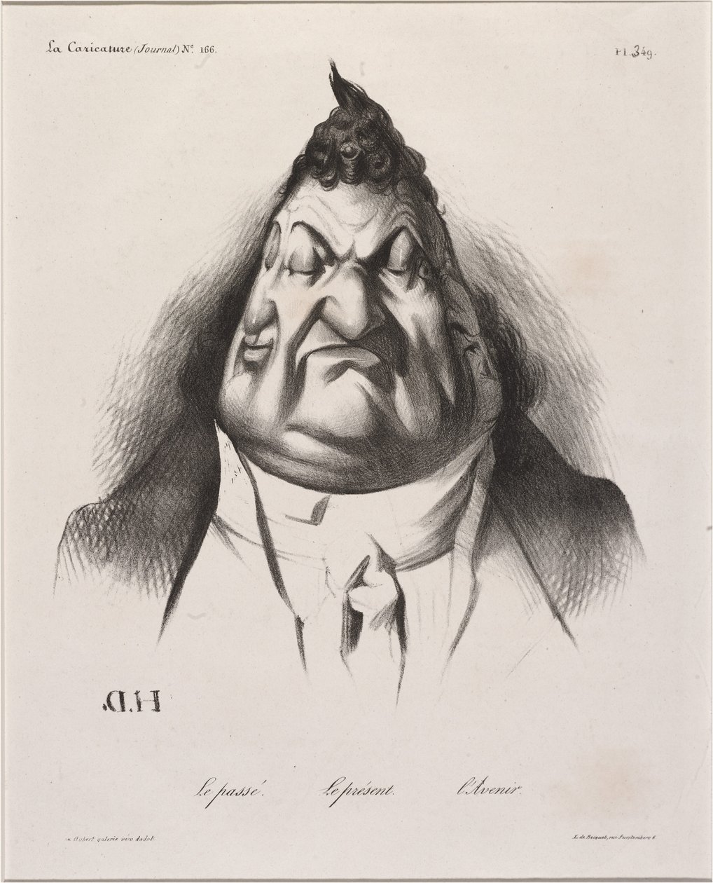 Det förflutna - nuet - framtiden av Honoré Daumier