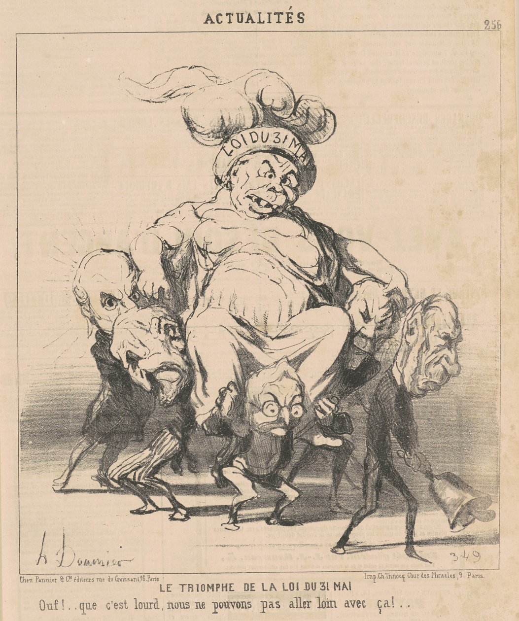 Lagens triumf den 31 maj av Honoré Daumier