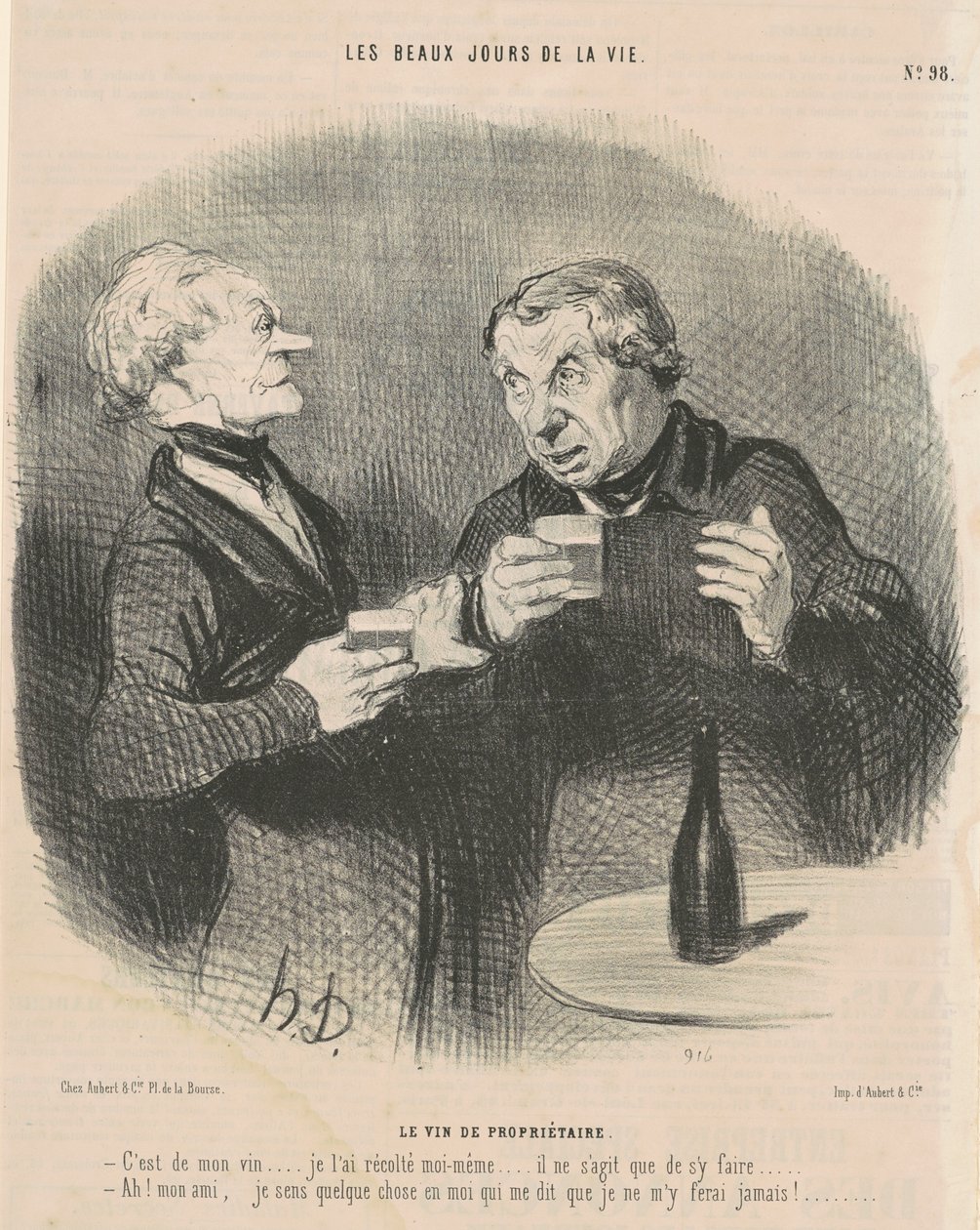 Ägarens vin av Honoré Daumier