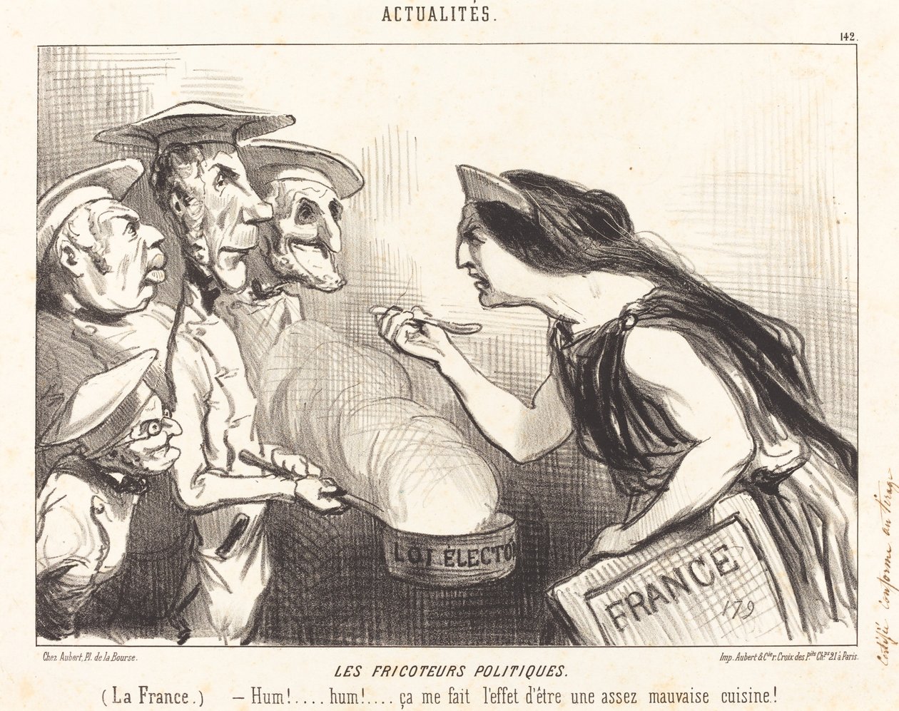 De politiska frikotörerna av Honoré Daumier