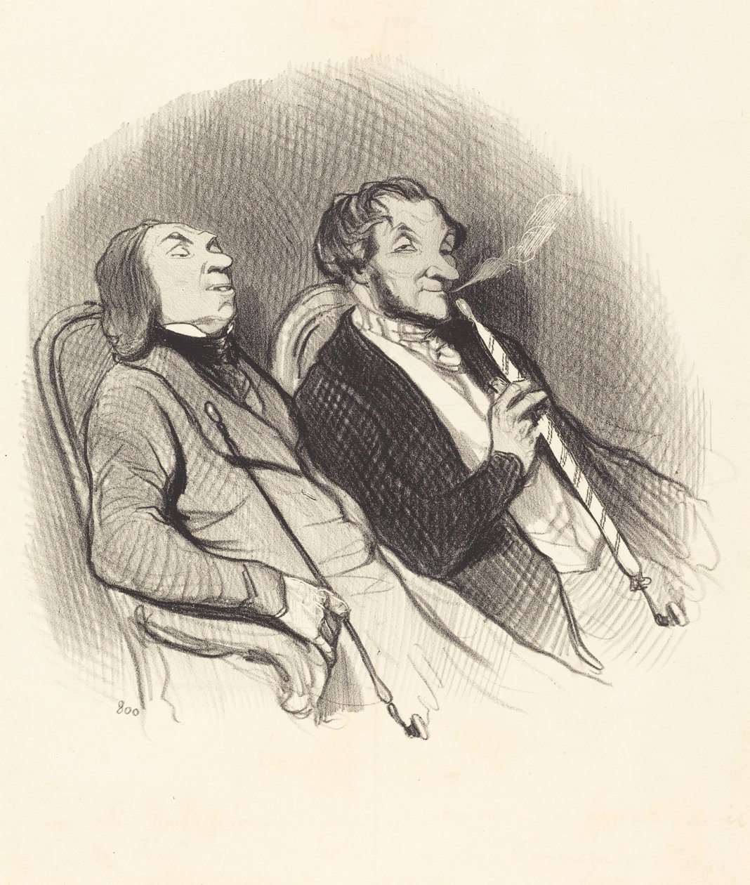 Rökare av Hadchids av Honoré Daumier