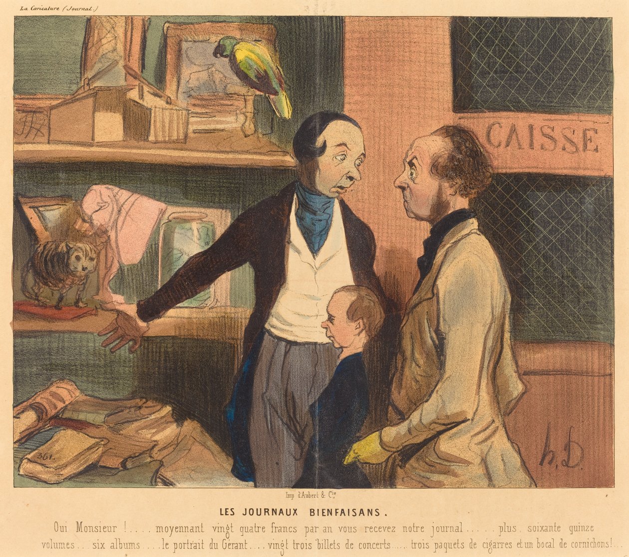 Välvilliga tidskrifter av Honoré Daumier