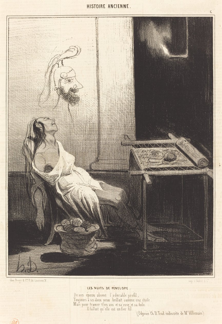 Penelopes nätter av Honoré Daumier