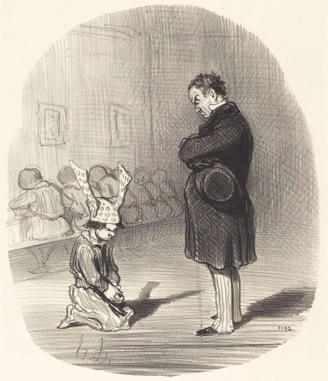 Efterdyningarna av ett uppror av Honoré Daumier