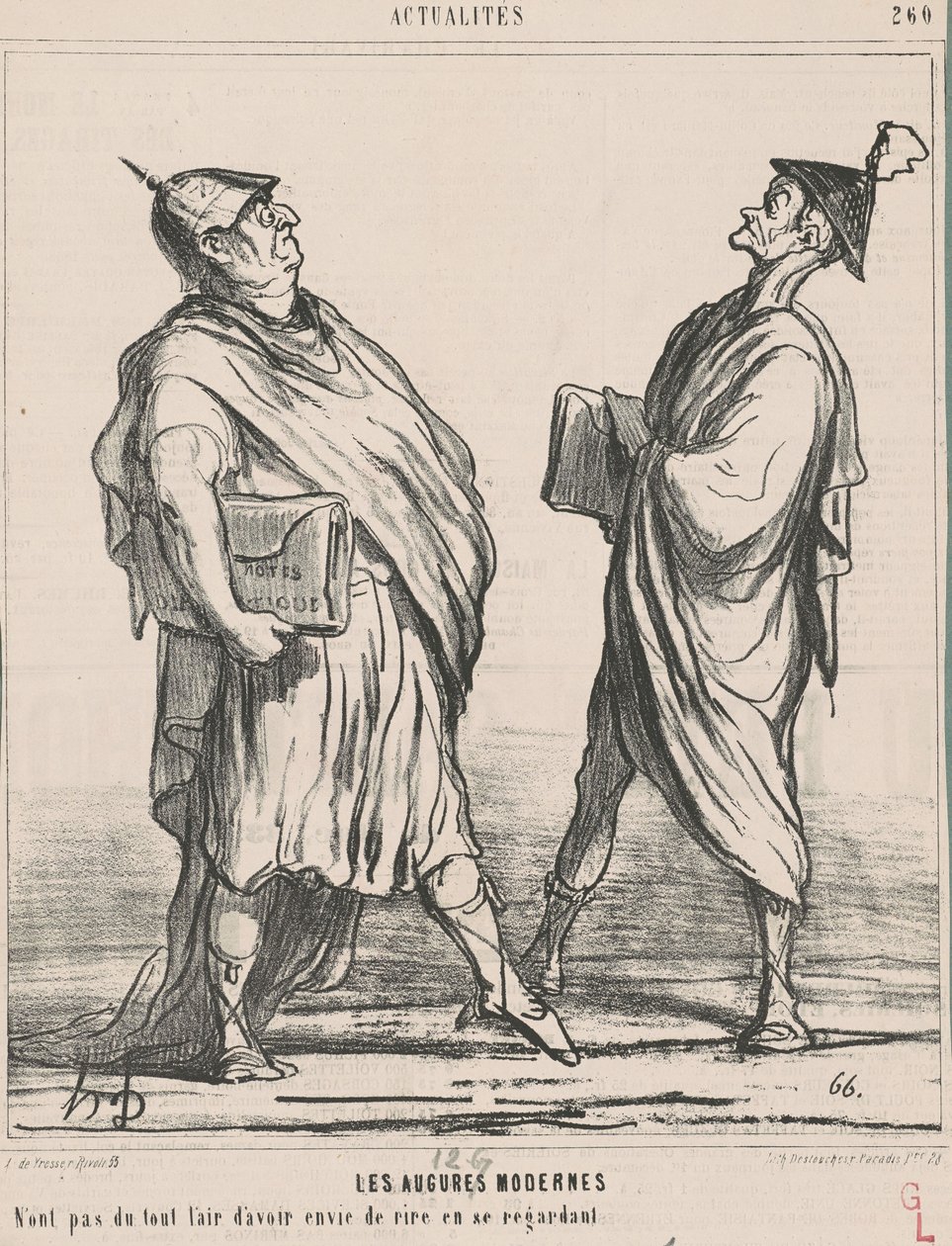 Moderna tecken... av Honoré Daumier